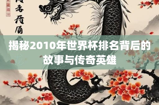 揭秘2010年世界杯排名背后的故事与传奇英雄