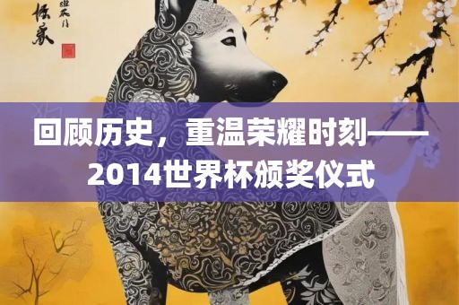 回顾历史，重温荣耀时刻——2014世界杯颁奖仪式
