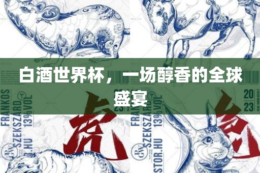白酒世界杯，一场醇香的全球盛宴
