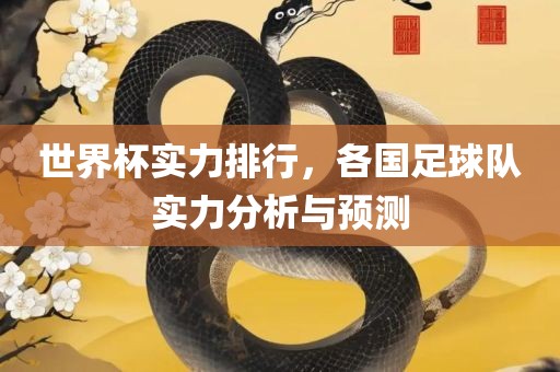 世界杯实力排行，各国足球队实力分析与预测