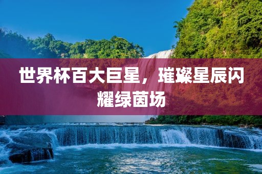 世界杯百大巨星，璀璨星辰闪耀绿茵场