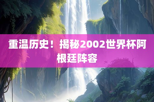 重温历史！揭秘2002世界杯阿根廷阵容