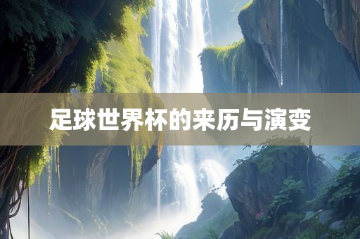 足球世界杯的来历与演变