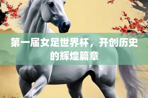第一届女足世界杯，开创历史的辉煌篇章
