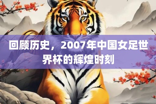 回顾历史，2007年中国女足世界杯的辉煌时刻