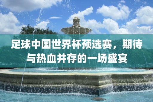 足球中国世界杯预选赛，期待与热血并存的一场盛宴
